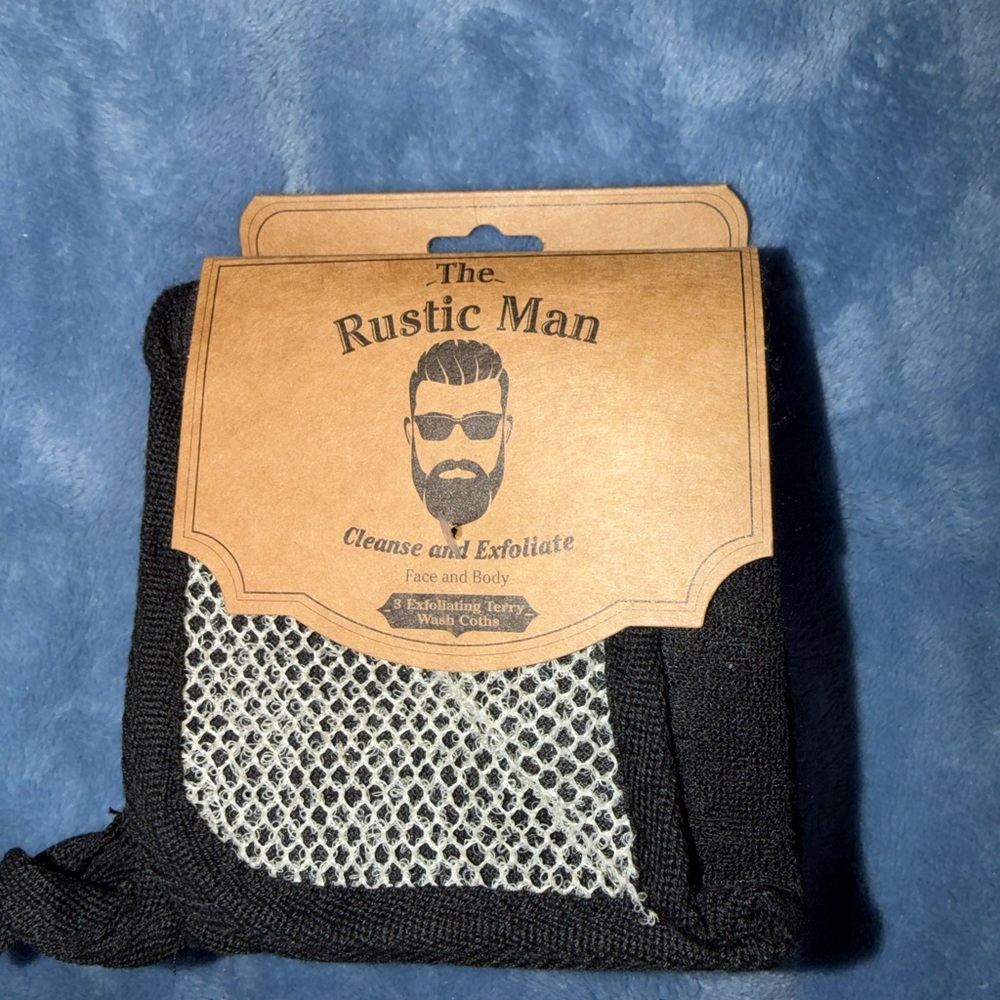 Black Exfoliating Face and Body‎ Cloth